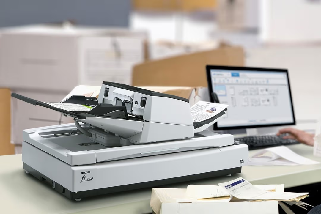 Máy scan Ricoh fi Series A3 & Production – Giải pháp số hóa tài liệu doanh nghiệp