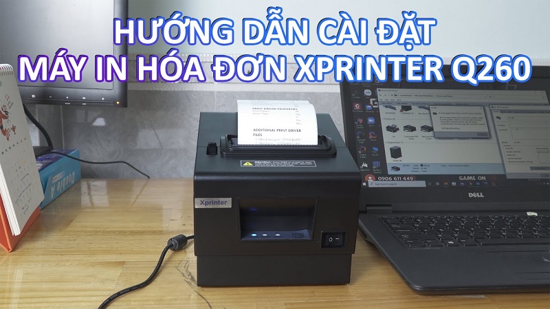 Hướng dẫn kết nối Xprinter XP-Q260 qua LAN để in phiếu pha chế cho quán cà phê, trà sữa