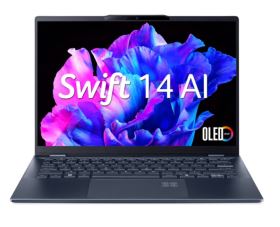 Laptop Acer Swift AI 14 SF14-51-53P9 – Intel Core Ultra 5 226V, RAM 16GB, SSD 1TB, Màn hình OLED 14 inch 3K, Windows 11 – Màu xanh – NX.J2KSV.002