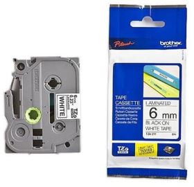 Nhãn in Brother TZe-211, Black on White, 6mm x 8m