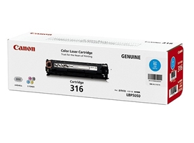 Mực in Canon 316 Cyan Toner Cartridge (1979B003AA)