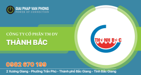 CÔNG TY CP THƯƠNG MẠI VÀ DỊCH VỤ THÀNH BẮC