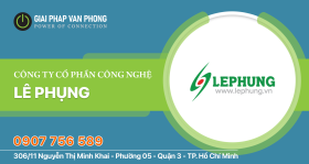 CÔNG TY CỔ PHẦN CÔNG NGHỆ LÊ PHỤNG