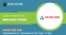 Công ty TNHH TM-DV Mai Huy Phúc