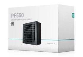 Nguồn máy tính DeepCool PF550 550W – Chuẩn 80 Plus Standard, Bảo hành 36 tháng