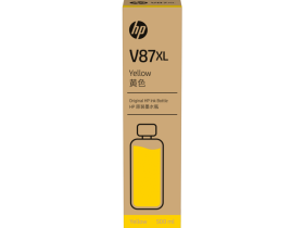 HP V87XL 500ml Yellow Bottled Ink Cartridge (7FN96A)