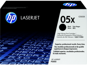 HP 05X High Yield Black Original LaserJet Toner Cartridge (CE505X)