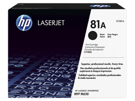 HP 81A Black Original LaserJet Toner Cartridge (CF281A)
