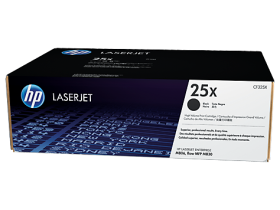 HP 25X High Yield Black Original LaserJet Toner Cartridge (CF325X)