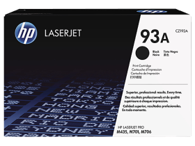 HP 93A Black Original LaserJet Toner Cartridge (CZ192A)
