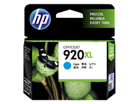 HP 920XL High Yield Cyan Original Ink Cartridge(CD972AA)