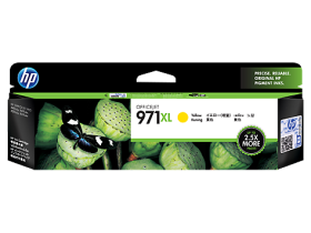 HP 971XL High Yield Yellow Original Ink Cartridge (CN628AA)