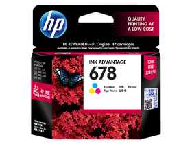 HP 678 Tri-color Original Ink Advantage Cartridge (CZ108AA)