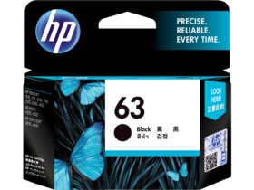 HP 63 Black Original Ink Cartridge (F6U62AA)