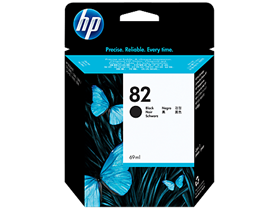 HP 82 69-ml Black DesignJet Ink Cartridge (CH565A)