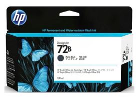 HP 72B 130-ml Matte Black DesignJet Ink Cartridge (3WX06A)