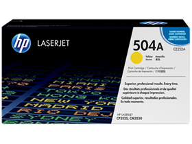 HP 504A Yellow Original LaserJet Toner Cartridge (CE252A)