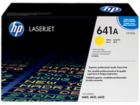 HP 641A Yellow Original LaserJet Toner Cartridge (C9722A)