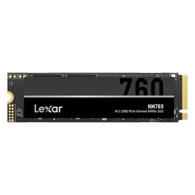 Lexar LM760 1TB SSD, M2.2280 PCIe Gen4x4 NVMe (LNM760X001T-RNNNG)