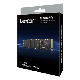 Lexar NM620 256GB SSD, M.2 2280 PCIe Gen3x4 (LNM620X256G-RNNNG)