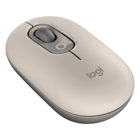 Logitech POP Emoji Mist Sand Bluetooth Wireless Mouse (910-006622)