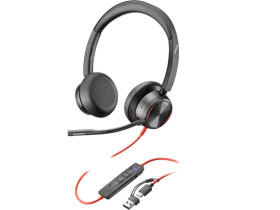 Tai nghe Poly Blackwire 8225 Stereo Microsoft Teams Certified USB-C Headset (8X225AA)