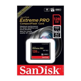 Thẻ Nhớ SanDisk Extreme Pro 128GB CompactFlash – VPG65, UDMA 7, Đọc 160MB/s, Ghi 150MB/s (SDCFXPS-128G-X46)