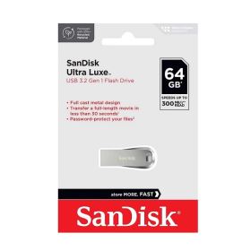 USB SanDisk Ultra Luxe 64GB CZ74 – USB 3.2 Gen 1, Vỏ Kim Loại Nguyên Khối, Tốc Độ Cao (SDCZ74-064G-G46)
