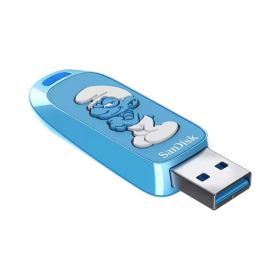USB SanDisk 64GB SDCZIS – USB 3.2, Type-A, Tốc Độ 130MB/s, Phiên Bản Brainy Smurf Edition (SDCZIS-064G-G46)