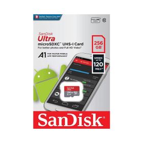Thẻ nhớ SanDisk Ultra 256GB microSDXC – A1, Class 10, UHS-I, tốc độ 150MB/s, bảo hành 10 năm (SDSQUAC-256G-GN6MN)