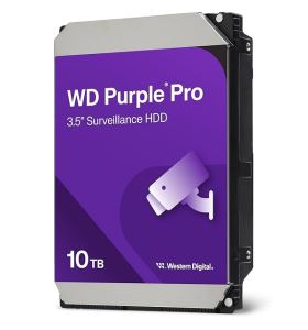 Ổ cứng WD Purple Pro WD102PURP 10TB – SATA 3.5 inch, 7200RPM, 512MB Cache, chuyên dụng cho hệ thống camera giám sát AI, NVR cao cấp