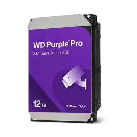 Ổ cứng WD Purple Pro WD122PURP 12TB – SATA 3.5 inch, 7200RPM, 512MB Cache, chuyên dụng cho hệ thống camera AI và NVR giám sát chuyên nghiệp