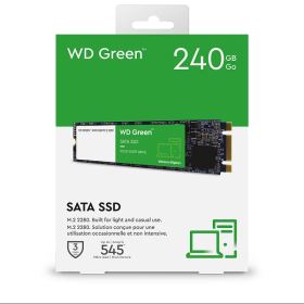 Ổ cứng SSD WD Green 240GB M.2-2280 SATA III – Đọc 545MB/s, Ghi 465MB/s màu xanh Green (WDS240G3G0B)